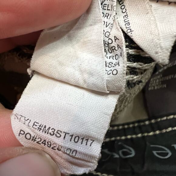 Prana Shorts Mens 30 X10 Zion Belted Cargo Tan Beige Hiking Nylon - Picture 7 of 11